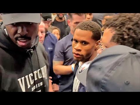 Devin and bill haney look furious after wild haney vs garcia weigh in