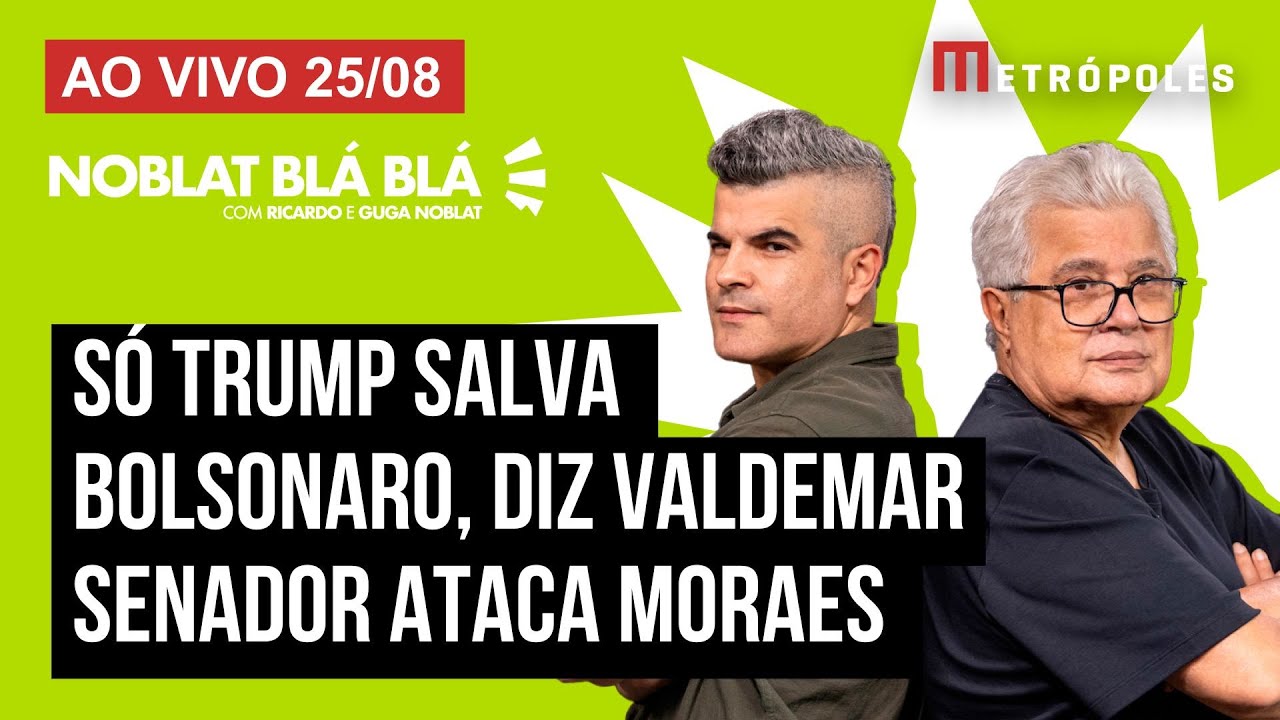 SÓ TRUMP salva Bolsonaro diz Valdemar Eduardo Tarifaço troca de telefone Senador ataca Moraes