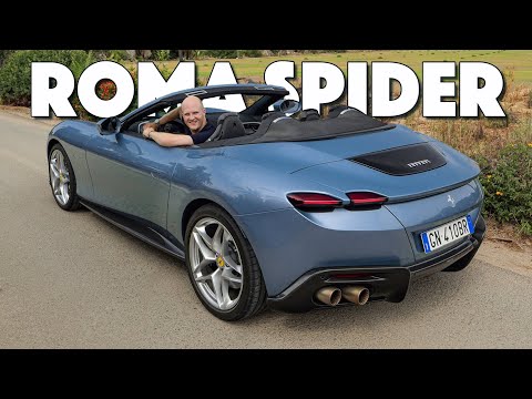 Seen Through Glass: Test Driving the Ferrari Roma Spider in Sardinia - A Practical and Luxurious Convertible