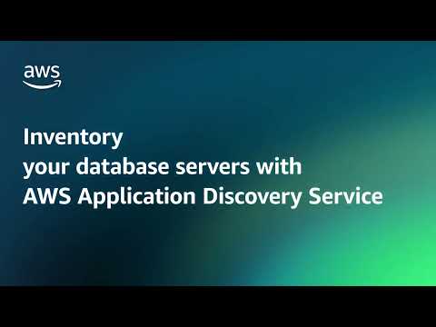 Inventory your database servers with AWS Application Discovery Service | Amazon Web Services