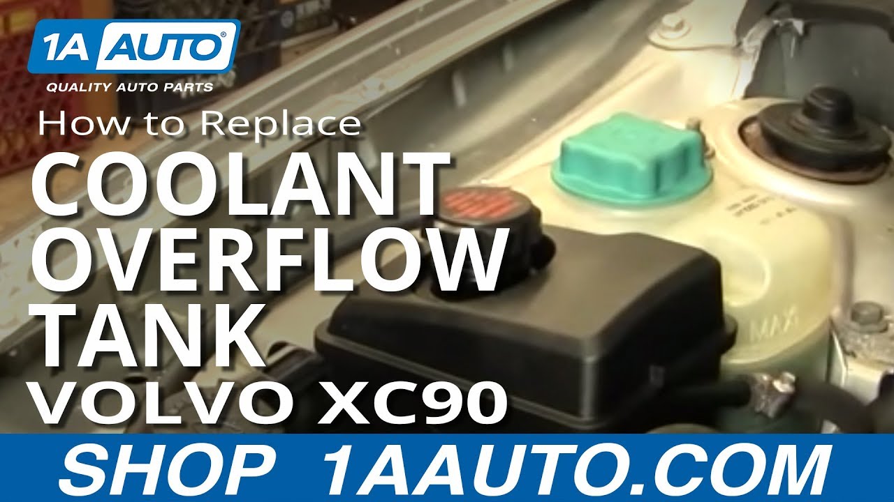 How To Install Replace Radiator Coolant Overflow Bottle ... 2005 volvo s60 fuse diagram 