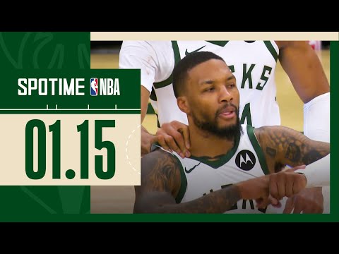 [SPOTIME NBA] '지금 몇 시? 데임 타임!' 새크라멘토 vs 밀워키 & TOP5 (01.15)