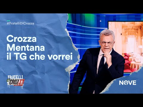 Crozza e il Mentana che vorrei, con i treni che fanno ritardo solo 6 secondi! | Fratelli di Crozza