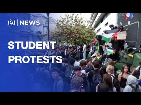 French high school students continue protests over teachers and school resources