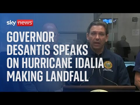 Watch Live:  Ron DeSantis, Florida governor, shares the latest updates regarding Hurricane Idalia