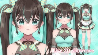 【Live2Dshowcase】チョコミントモチーフちゃん