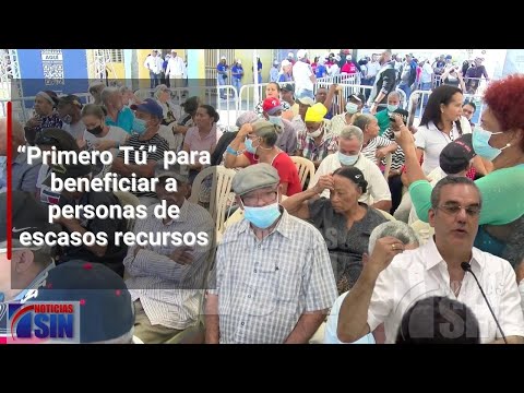 "Primero Tú" para familias de escaso recursos