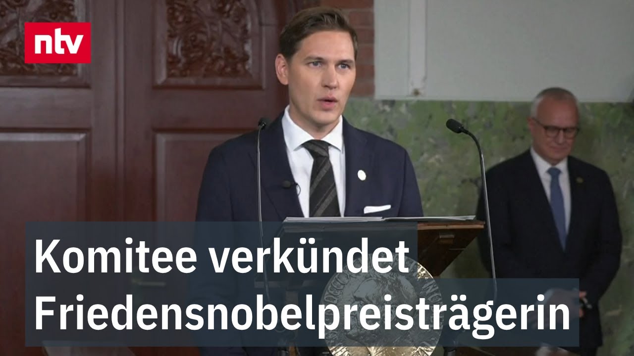 Komitee verkündet Friedensnobelpreisträgerin - Trump geht leer aus
