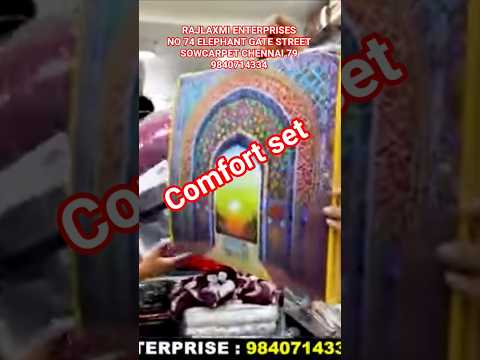 #comforter set Shop at Chennai sowcarpet #carpet#curtains #sofa #bedcover #towels #viral #duvet