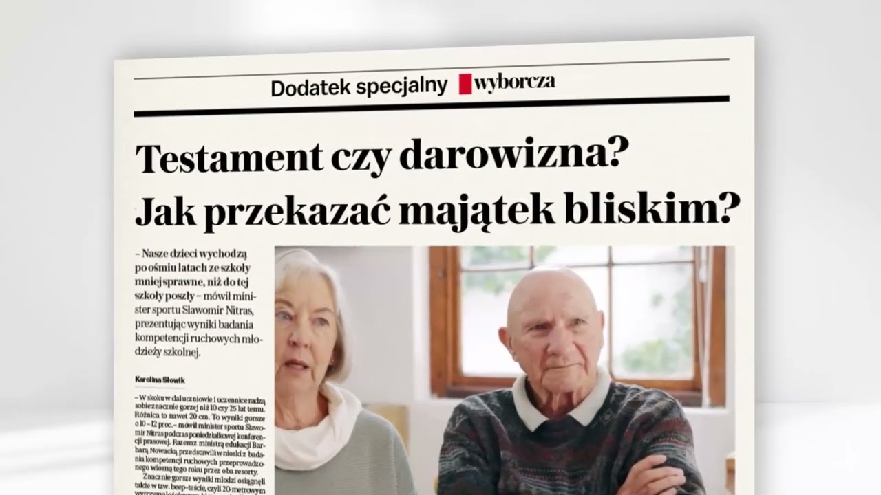 🔴 W środę w "Wyborczej" dodatek "Spadki i testamenty"