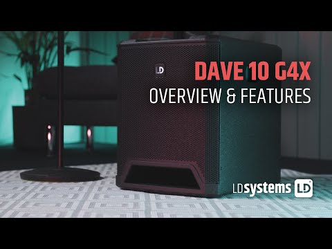 LD Systems DAVE 10 G4X - Compact 2.1 Powered Sound System