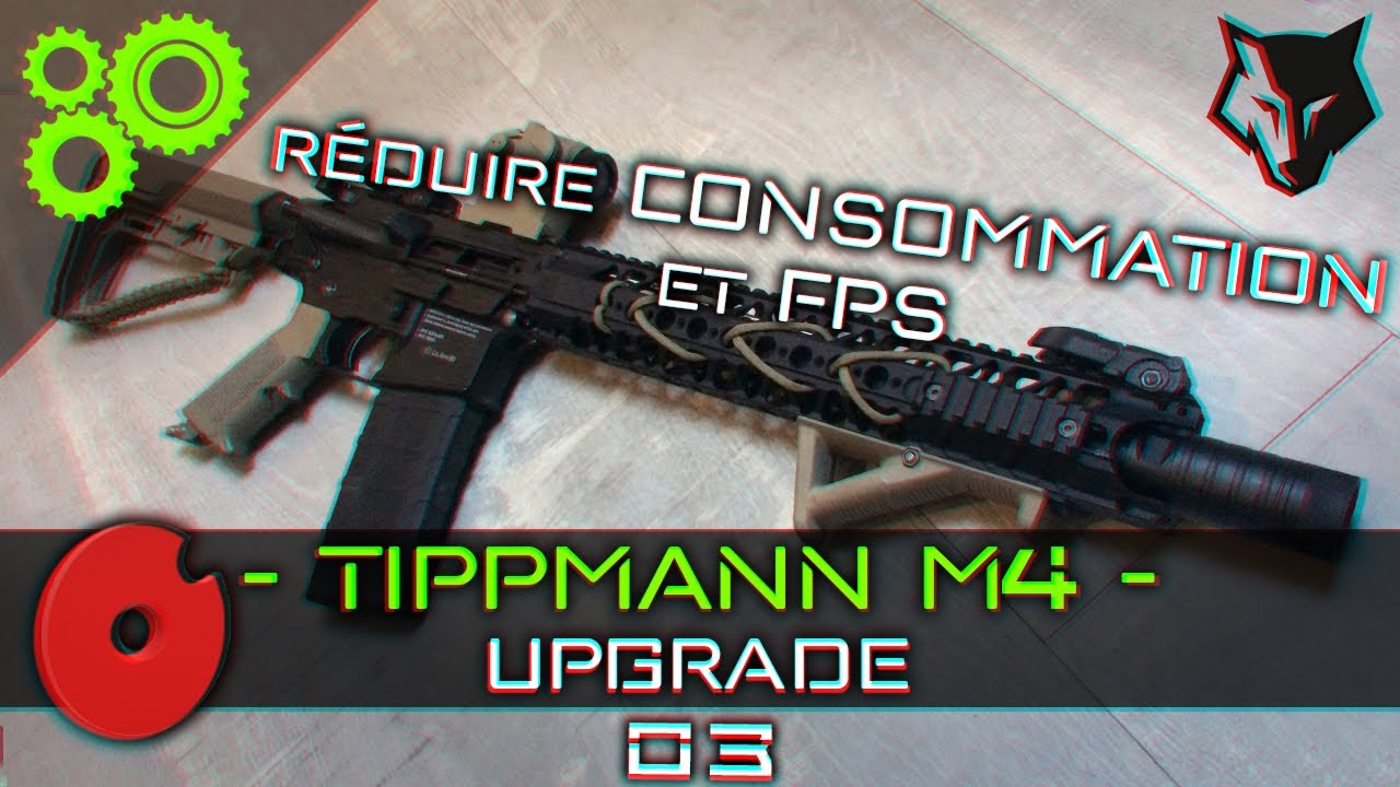 Tippmann M4 Upgrade #03 - Réduire consommation et FPS ► AIRSOFT