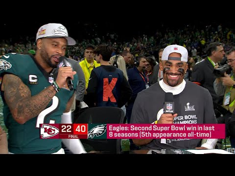 Exclusive Interview: Super Bowl 59 MVP Jalen Hurts & Teammate Reflect on Victory