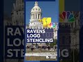 Ravens Logo Stencling  - 00:52 min - News - Video