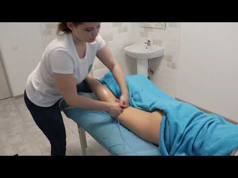 Лімфодренажний масаж. lymphatic drainage massage. photo