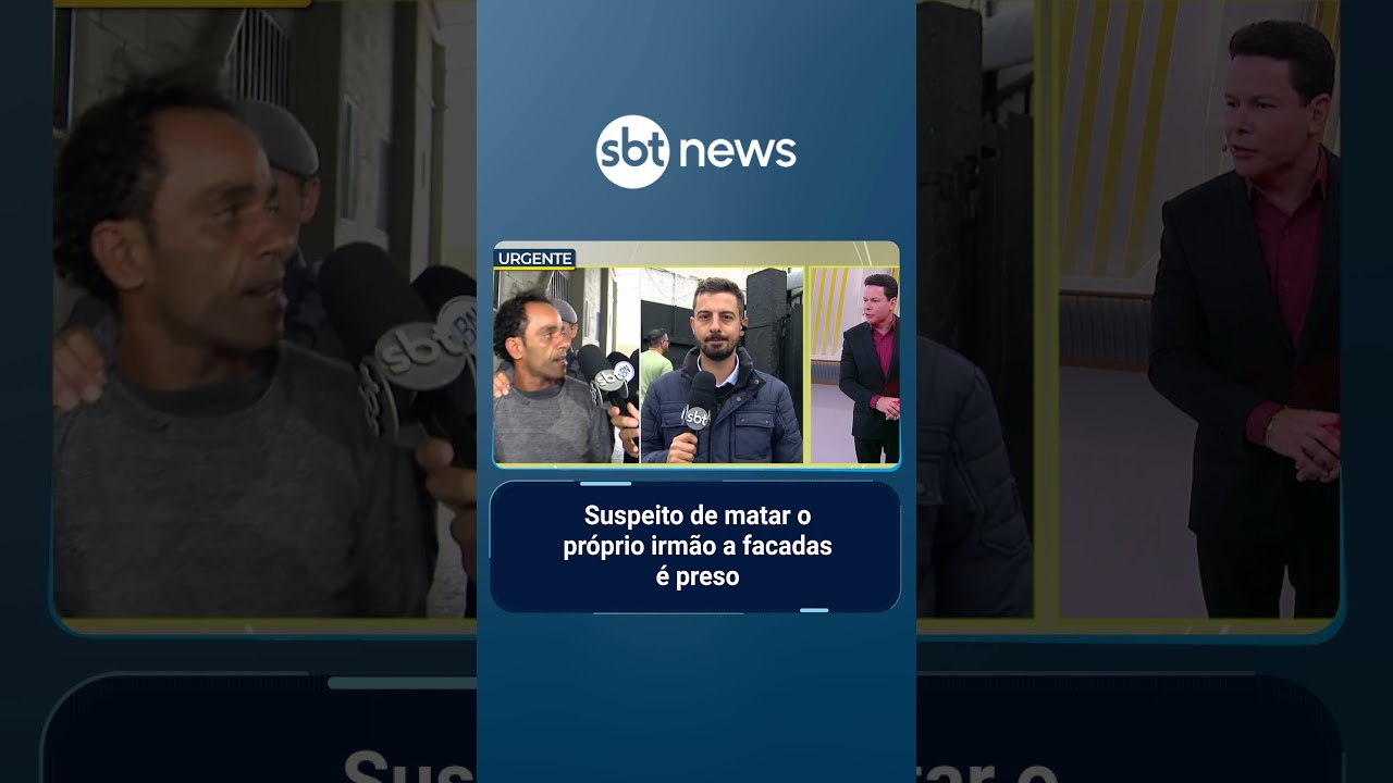 Suspeito de matar o próprio irmão a facadas é preso em Osasco (SP) | #PrimeiroImpacto