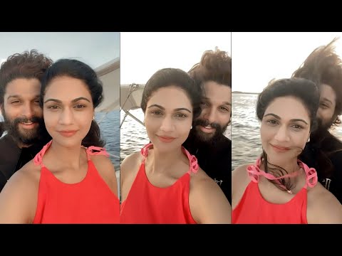 Icon star Allu Arjun’s ‘Titanic’ moment with wife Sneha Reddy in Maldives vacation Icon star Allu Arjun’s ‘Titanic’ moment with wife Sneha Reddy in Maldives vacation