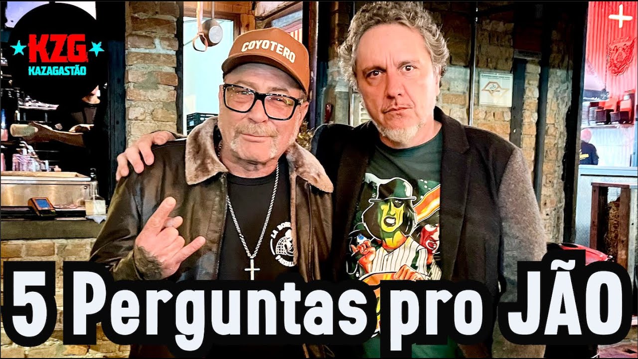 5 PERGUNTAS pro JÃO do RATOS de PORÃO ⭐️