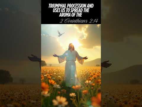 Led in Triumph Through Christ  2Corinthians 214 #victoryinjesus #bibleverse #christianlife #godsword