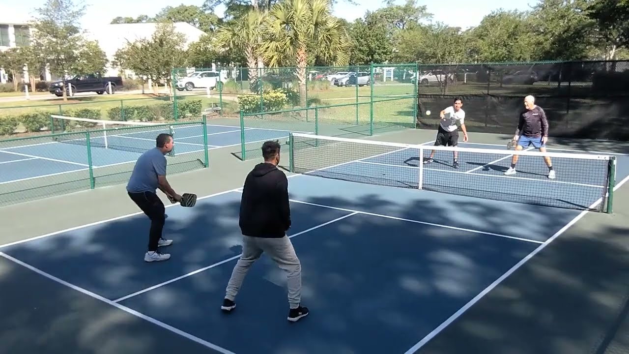 RETIRED PING PONG PRO VS 4.0! 4.0 Pickleball Game at Kingston Plantation in Myrtle Beach, SC