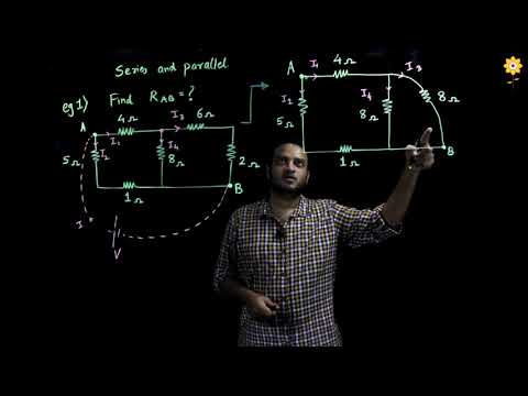 Series and parallel example: 1 | DC Circuits | Prof Anup Vanage
