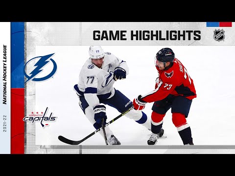 Lightning @ Capitals 4/6 l NHL Highlights 2022