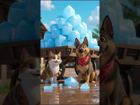 Dog vs. Extreme Heat! 🐶🔥#youtubeshorts  #cartoon  #funny #3danimation