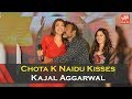 Chota K Naidu Kisses Kajal Aggarwal On Stage; Controversy Likely!