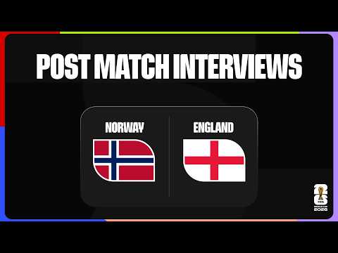 Post-Match Player Interviews | Norway 1-2 England