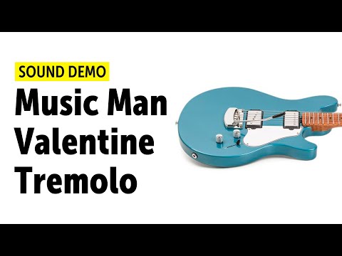 Sterling by Music Man JV60T Valentine Tremolo Electric Guitar, Toluca Lake Blue