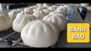 BÁNH BAO,  Cách làm bánh bao với lớp vỏ mềm xốp không bị khô cứng tại nhà