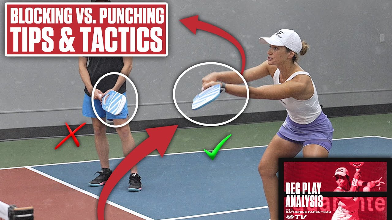 When To Block a Shot vs. Driving It Back in Pickleball