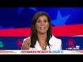 Haley and Scott get into heated exchange over 15-week abortion limit  - 02:58 min - News - Video