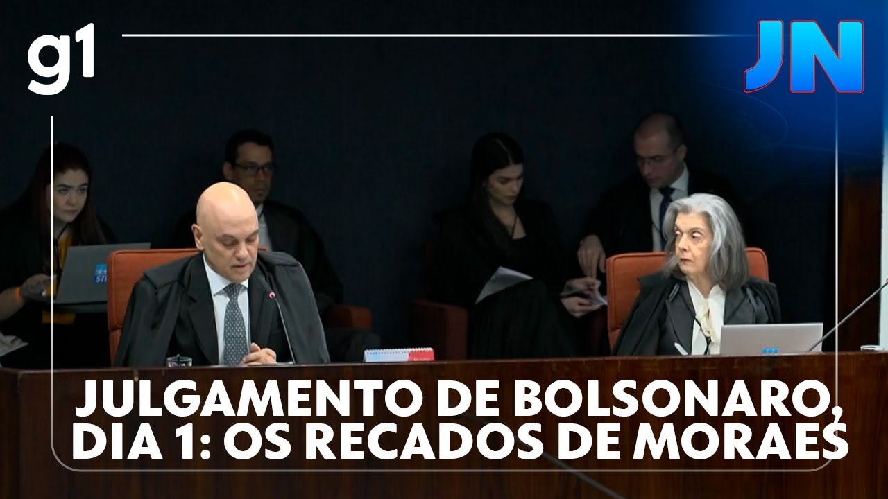 Julgamento de Bolsonaro, dia 1: os recados de Moraes, as provas da acusação e mais