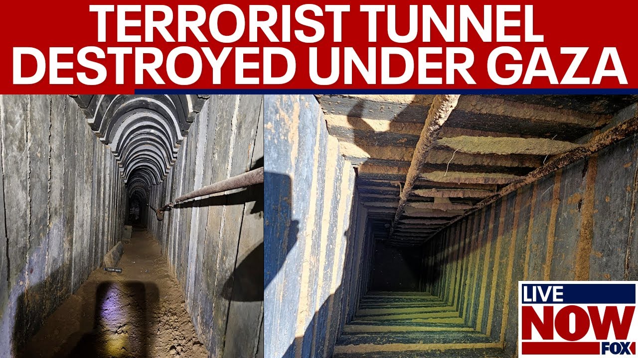 Israel-Hamas war: Terrorist tunnel with bedrooms, weapons found under Gaza | LiveNOW from FOX