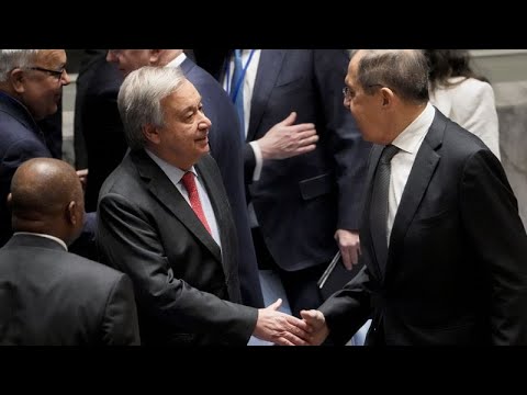 ΟΗΕ: Γκουτέρες εναντίον Ρωσίας υπό την προεδρία Λαβρόφ στο ΣΑ