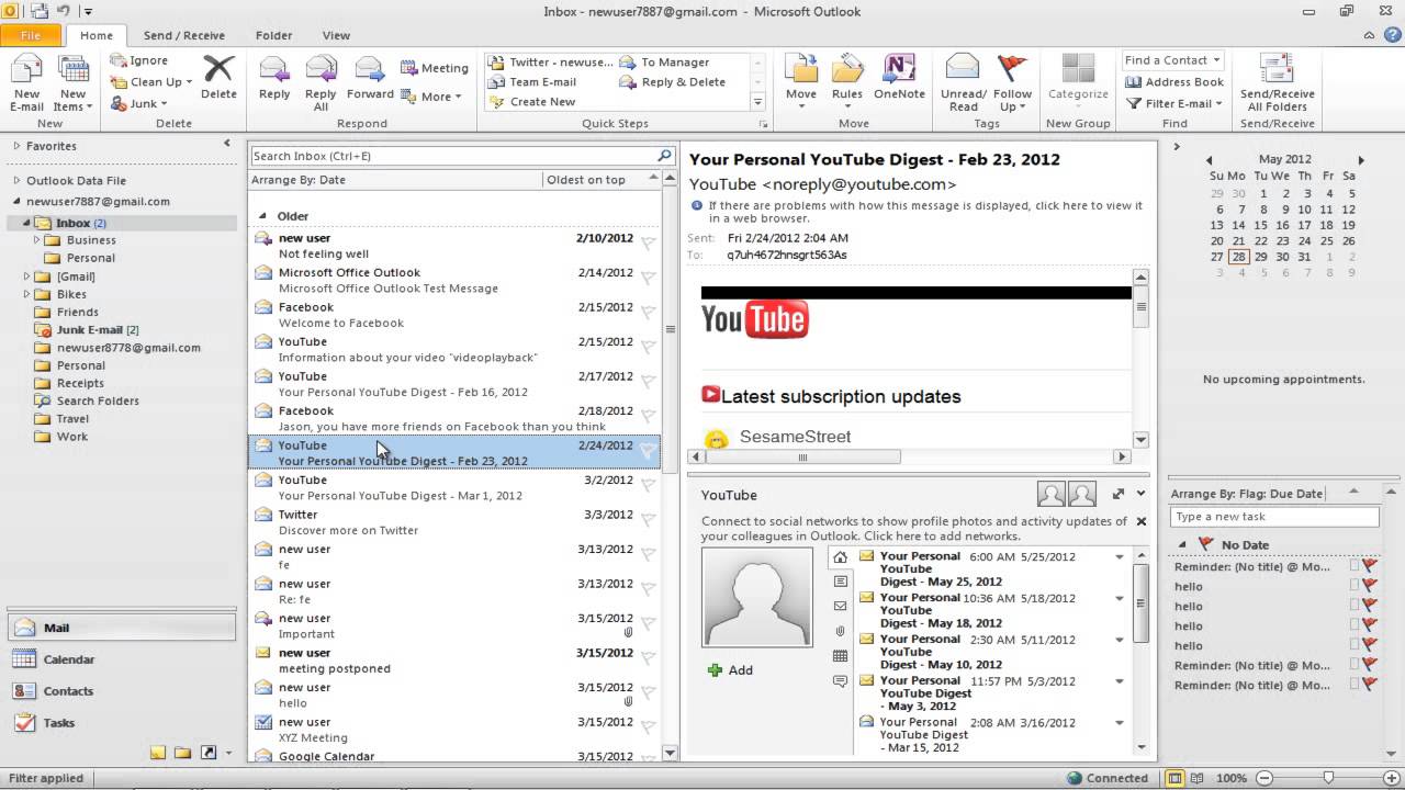 how-to-recover-messages-from-spam-folder-in-outlook-youtube