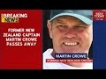 Martin Crowe succumbs to cancer