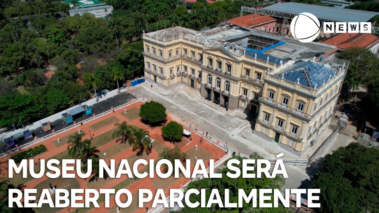 Museu Nacional do Rio será reaberto parcialmente ao público nesta quarta feira 02