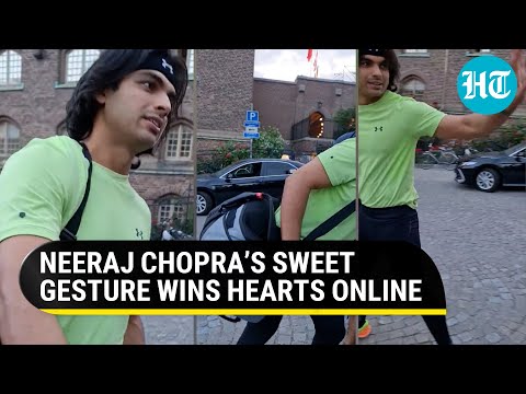 Viral: Neeraj Chopra takes blessings from elderly fan; Netizens praise 'heart of pure gold'