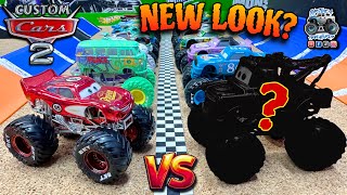 Toy Diecast Monster Truck Racing Tournament | Disney CARS #2 | 16 Custom Trucks, Only 1 Winner! 