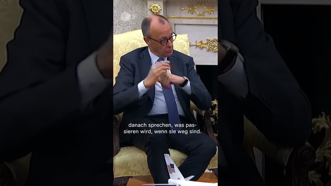 Merz zu Gast bei Trump short shorts trump