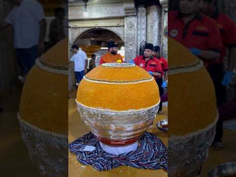 Ganpati Bappa 1100Kg Biggest Laddu Making😍 #viral #ganpati #youtubeshorts #shorts #india #bappa