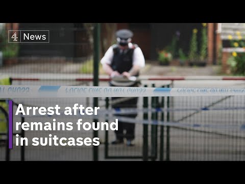 Bristol: Man arrested after human remains found in suitcases