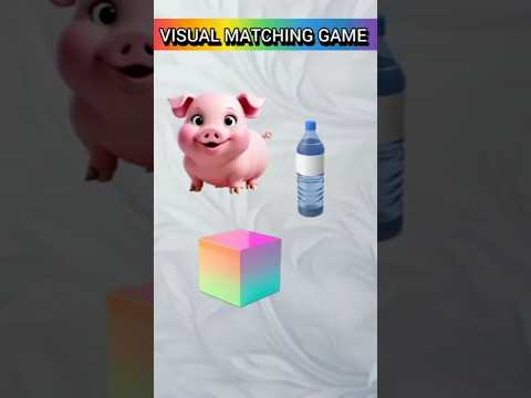 Which pig🐖, bottle🧴 and cube🟪 did you see?#quiz #puzzle