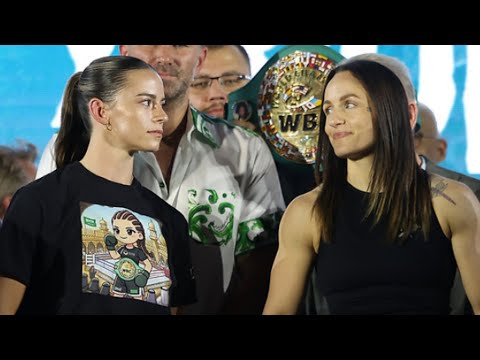 Skye Nicolson vs Raven Chapman FULL WEIGH IN | RIYADH SEASON | BETERBIEV BIVOL UNDERCARD