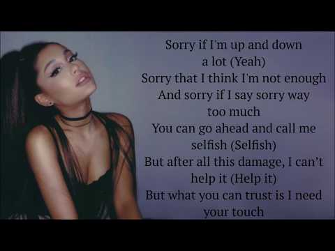 Ariana Grande ~ needy ~ Lyrics