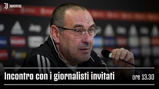 Sarri incontra i giornalisti | Vigilia Finale Coppa Italia Coca Cola 2020 | Napoli-Juve