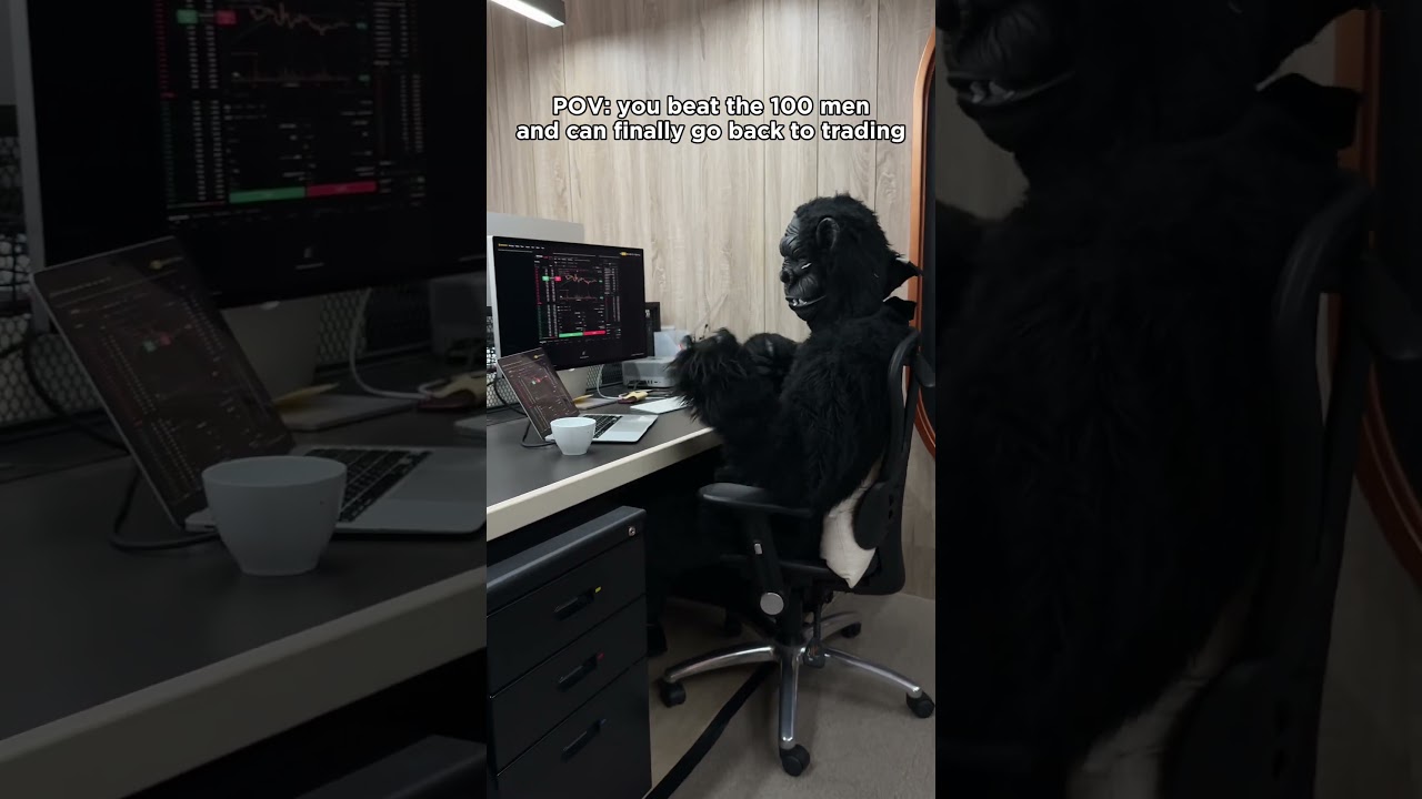 pov: you beat the 100 men and can finally go back to trading