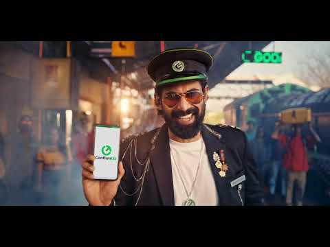 Rana Daggubati Promotes ConfirmTkt Superfast App- TVC Ad